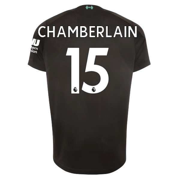 Maillot Football Liverpool NO.15 Chamberlain Third 2019-20 Noir